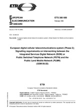Standard ETSI ETS 300600-ed.1 15.2.1995 preview