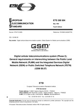 Standard ETSI ETS 300604-ed.4 30.5.1996 preview