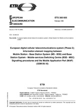 Standard ETSI ETS 300605-ed.1 15.2.1995 preview