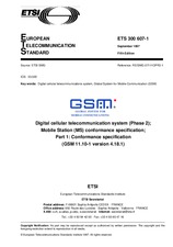 Standard ETSI ETS 300607-1-ed.5 15.9.1997 preview