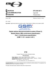 Standard ETSI ETS 300607-1-ed.15 8.9.2000 preview