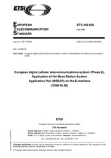 Standard ETSI ETS 300626-ed.1 1.8.1995 preview