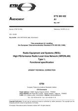 Preview ETSI ETS 300652-ed.1/Amd.1 15.5.1997