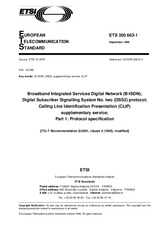 Preview ETSI ETS 300663-1-ed.1 15.9.1996