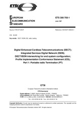 Preview ETSI ETS 300705-1-ed.1 15.6.1997