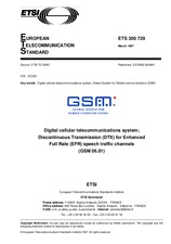 Standard ETSI ETS 300729-ed.1 31.3.1997 preview