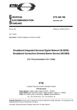 Standard ETSI ETS 300780-ed.1 31.12.1997 preview