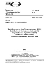 Standard ETSI ETS 300788-ed.1 15.7.1997 preview