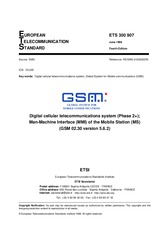 Standard ETSI ETS 300907-ed.4 30.6.1998 preview