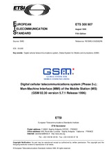 Standard ETSI ETS 300907-ed.5 4.8.1999 preview