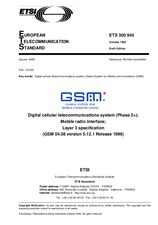 Standard ETSI ETS 300940-ed.6 5.10.1999 preview