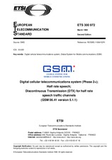 Standard ETSI ETS 300972-ed.2 31.3.1998 preview