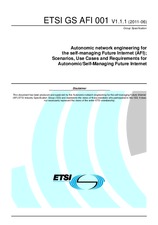 Preview ETSI GS AFI 001-V1.1.1 29.6.2011
