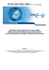 Preview ETSI GS OEU 002-V1.1.1 10.6.2015