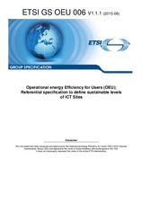 Preview ETSI GS OEU 006-V1.1.1 15.6.2015