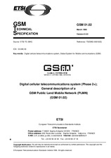 Standard ETSI GTS GSM 01.02-V5.0.0 30.3.1996 preview