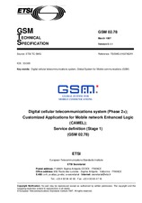 Standard ETSI GTS GSM 02.78-V5.1.1 31.3.1997 preview