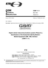 Standard ETSI GTS GSM 11.11-V5.1.0 30.3.1996 preview
