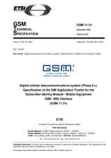Standard ETSI GTS GSM 11.14-V5.2.0 15.12.1996 preview