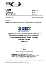 Standard ETSI GTS GSM 11.14-V5.3.0 30.4.1997 preview