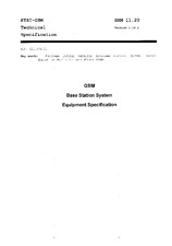 Standard ETSI GTS 11.20-V3.19.0 1.1.1995 preview