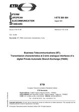 WITHDRAWN ETSI I-ETS 300004-ed.1 31.8.1991 preview