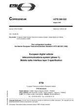 Standard ETSI I-ETS 300022-ed.1/Cor.1 15.8.1993 preview