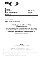 Preview ETSI I-ETS 300113-ed.1 27.1.1992