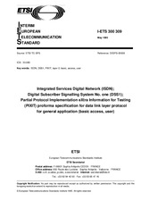 WITHDRAWN ETSI I-ETS 300309-ed.1 15.5.1995 preview