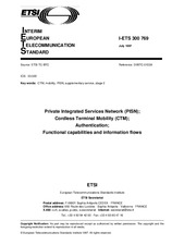 Standard ETSI I-ETS 300769-ed.1 31.7.1997 preview
