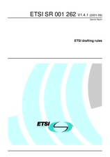 WITHDRAWN ETSI SR 001262-V1.3.1 2.4.2001 preview