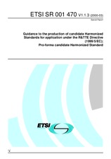 WITHDRAWN ETSI SR 001470-V1.1.2 11.1.2000 preview