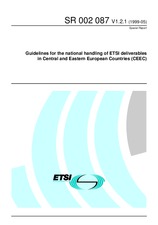 Preview ETSI SR 002087-V1.2.1 20.5.1999