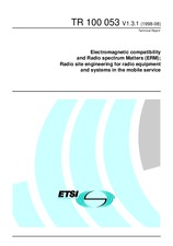 Standard ETSI TR 100053-V1.3.1 15.8.1998 preview