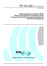 Standard ETSI TR 101030-V1.1.1 30.7.1997 preview