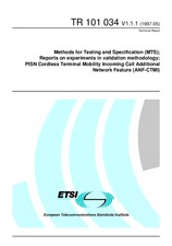 Standard ETSI TR 101034-V1.1.1 30.5.1997 preview