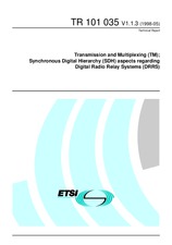 Standard ETSI TR 101035-V1.1.3 15.5.1998 preview