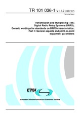 Standard ETSI TR 101036-1-V1.1.2 30.7.1997 preview