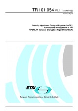 Standard ETSI TR 101054-V1.1.1 15.6.1997 preview