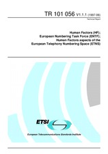 Standard ETSI TR 101056-V1.1.1 15.6.1997 preview