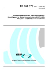 Standard ETSI TR 101072-V1.1.1 30.6.1997 preview
