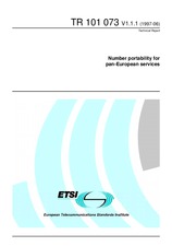 Standard ETSI TR 101073-V1.1.1 30.6.1997 preview