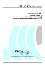 Standard ETSI TR 101079-V1.1.1 15.7.1997 preview