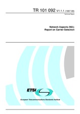 Standard ETSI TR 101092-V1.1.1 30.8.1997 preview