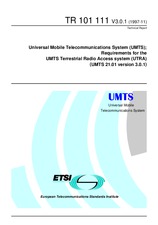 Standard ETSI TR 101111-V3.0.1 30.11.1997 preview