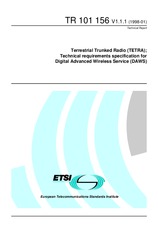 Standard ETSI TR 101156-V1.1.1 15.1.1998 preview