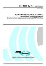 Standard ETSI TR 101177-V1.1.1 31.5.1998 preview