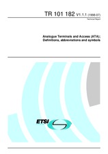 Standard ETSI TR 101182-V1.1.1 3.8.1998 preview