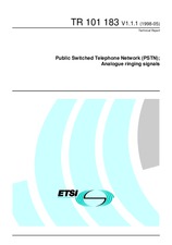 Standard ETSI TR 101183-V1.1.1 31.5.1998 preview
