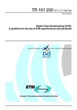 Standard ETSI TR 101200-V1.1.1 30.8.1997 preview